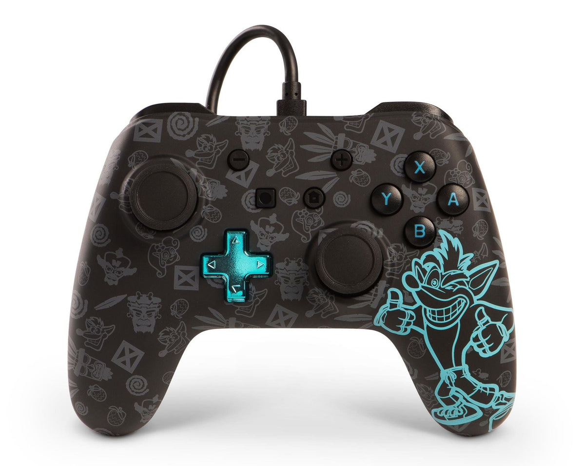 Manette Oficial PowerA filaire Crash Bandicoot Nintendo Switch