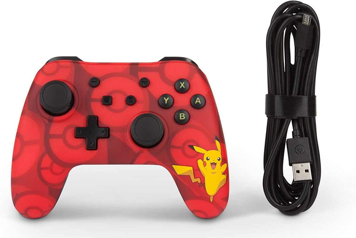 Manette Oficial PowerA filaire Pikachu Nintendo Switch