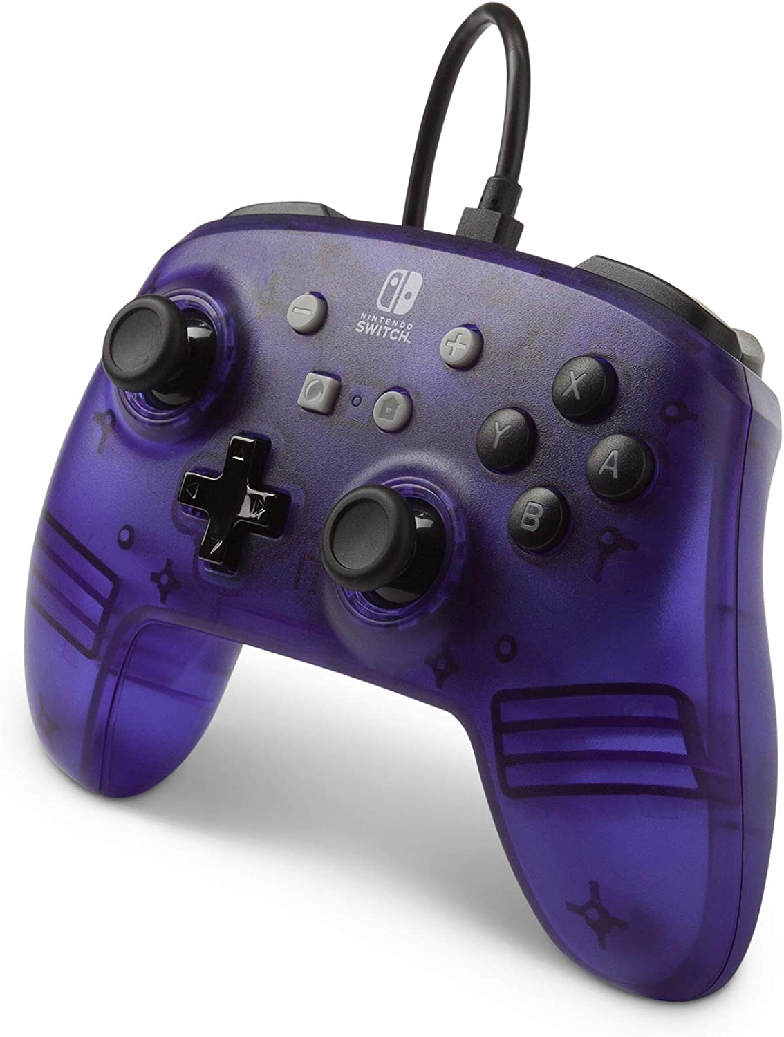 Manette Oficial PowerA filaire violet Frost Nintendo Switch