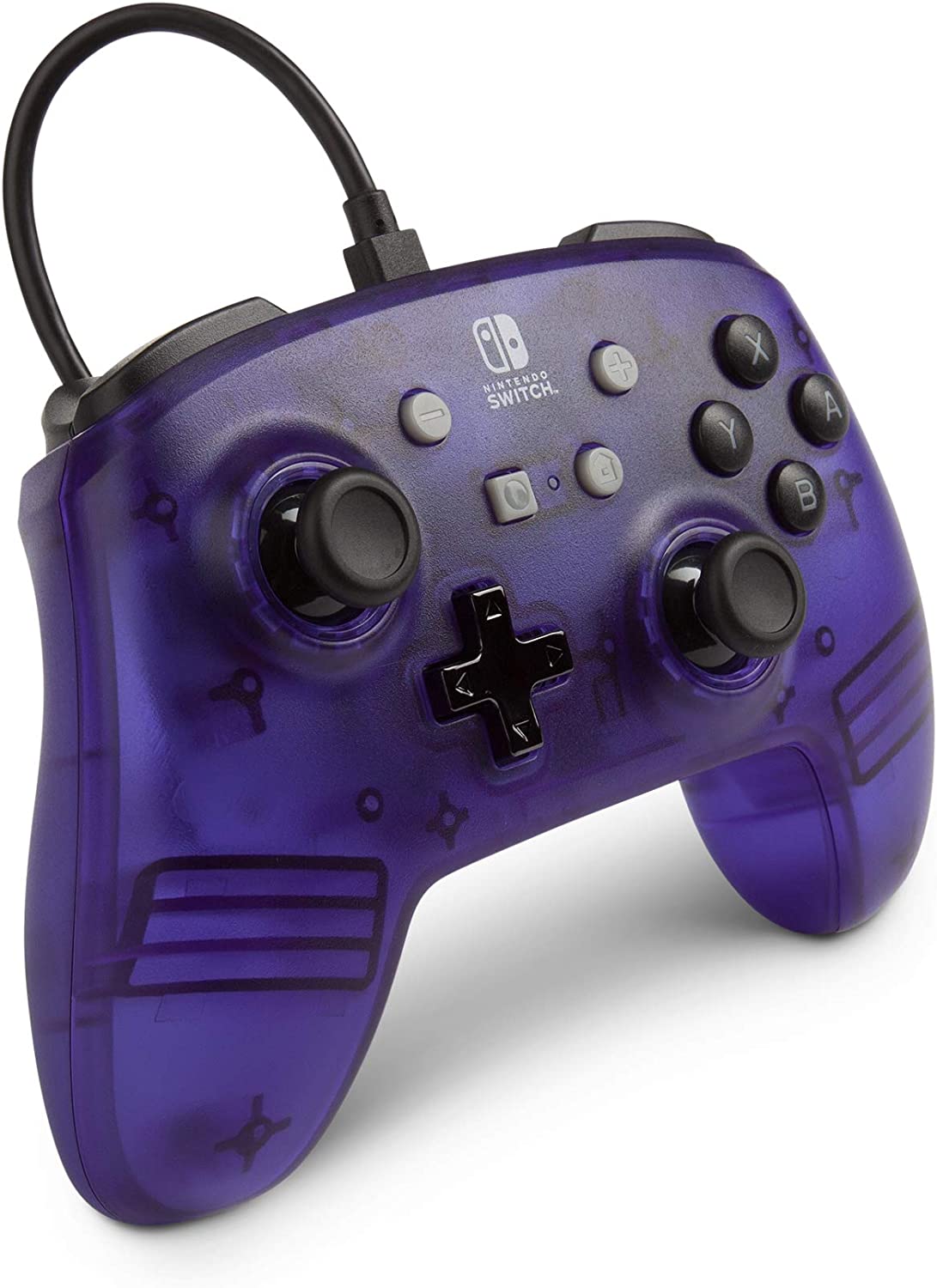 Manette Oficial PowerA filaire violet Frost Nintendo Switch