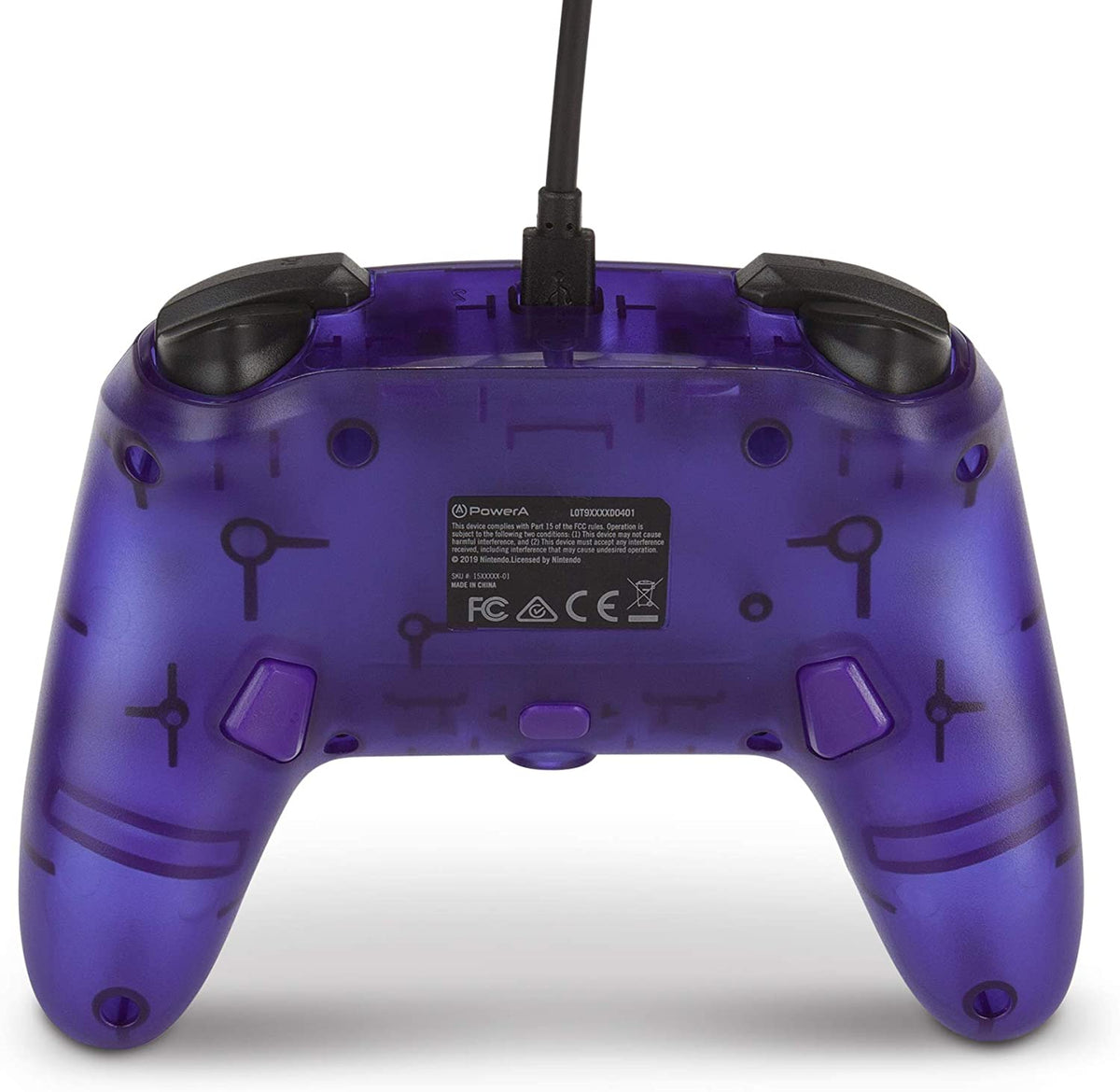 Manette Oficial PowerA filaire violet Frost Nintendo Switch