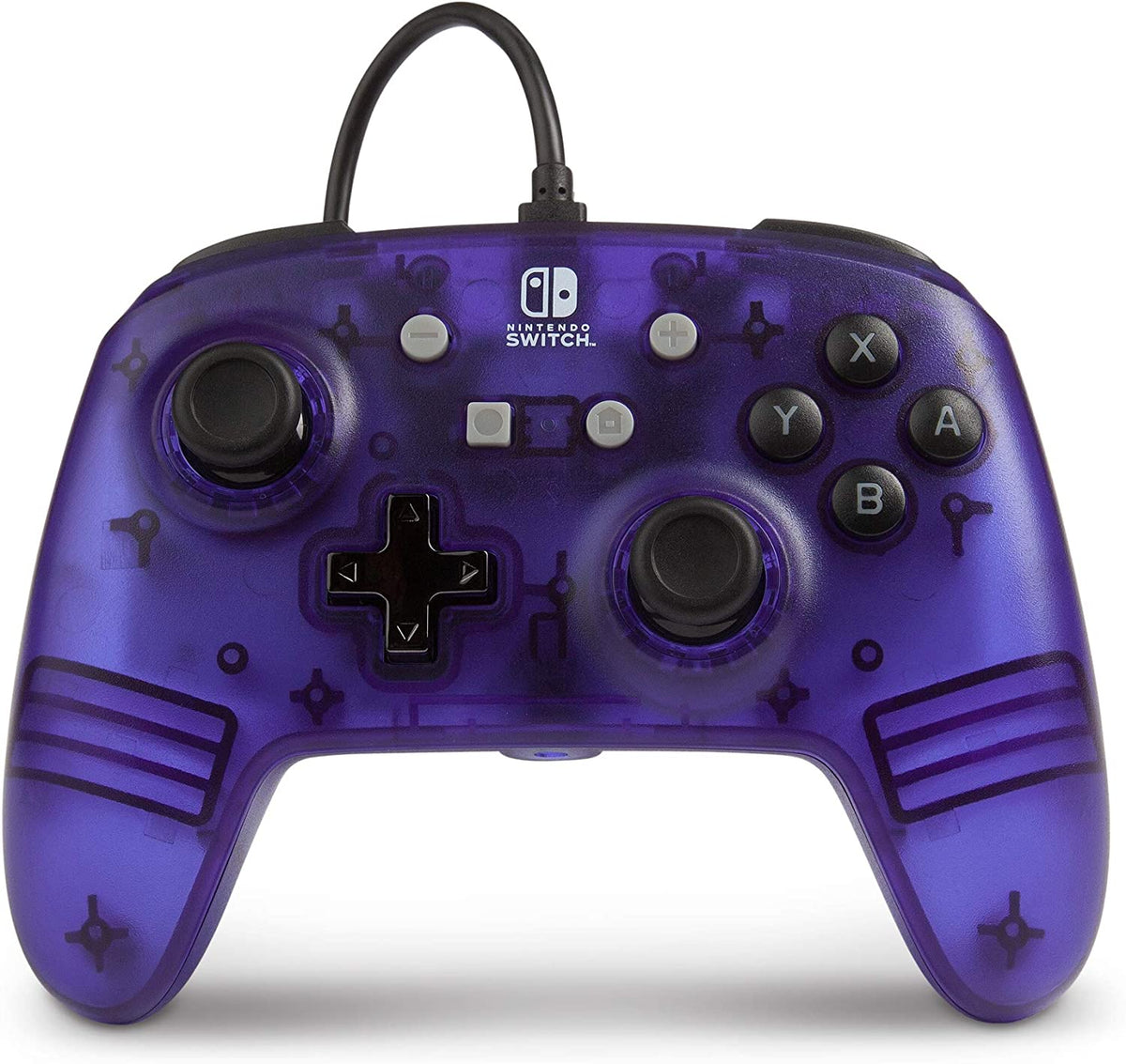 Manette Oficial PowerA filaire violet Frost Nintendo Switch