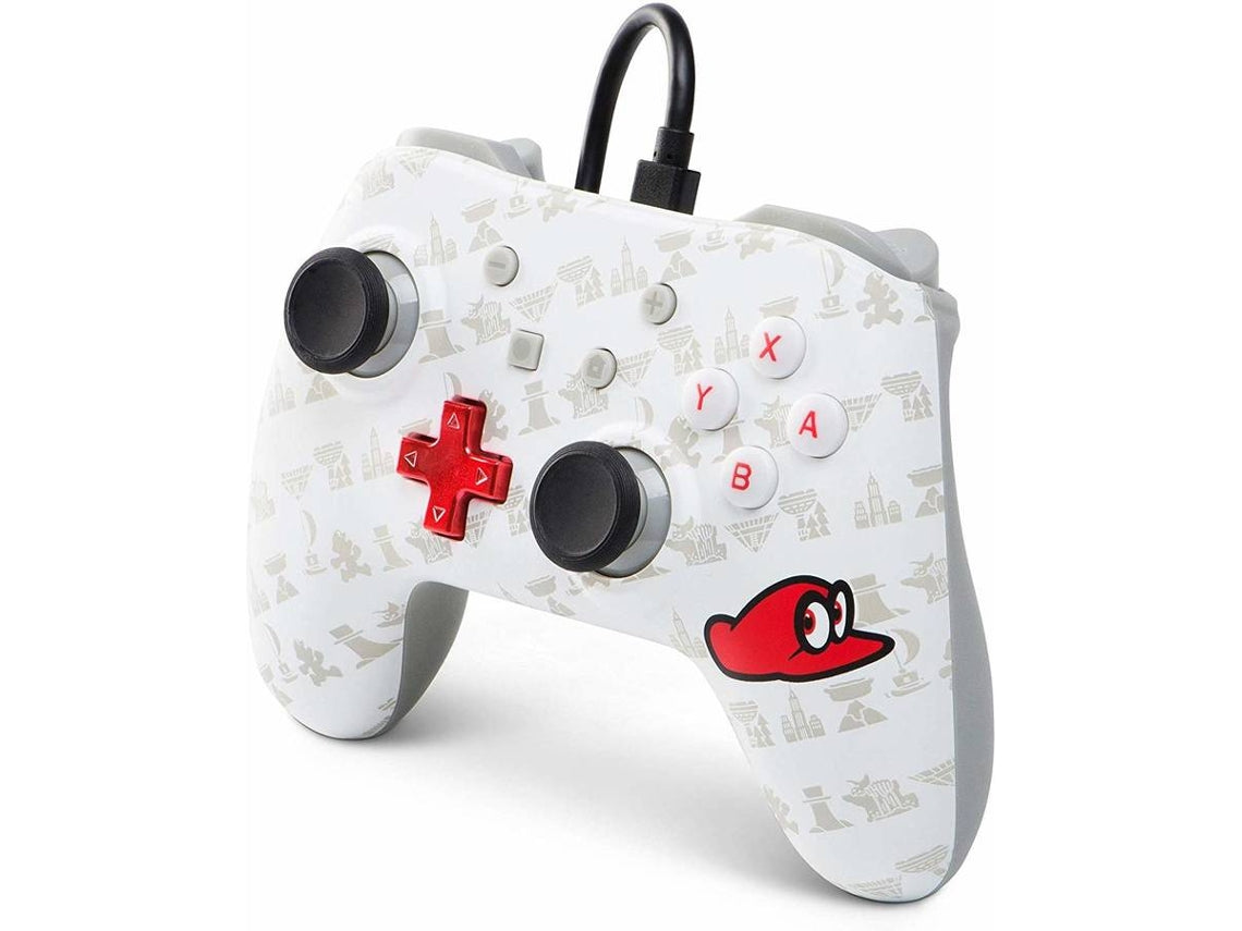 Manette Oficial PowerA filaire Super Mario Odyssey Nintendo Switch