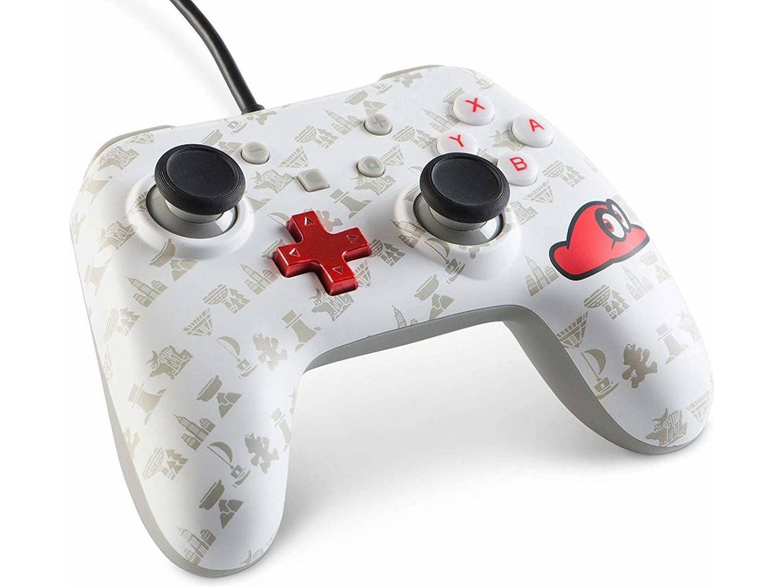 Manette Oficial PowerA filaire Super Mario Odyssey Nintendo Switch