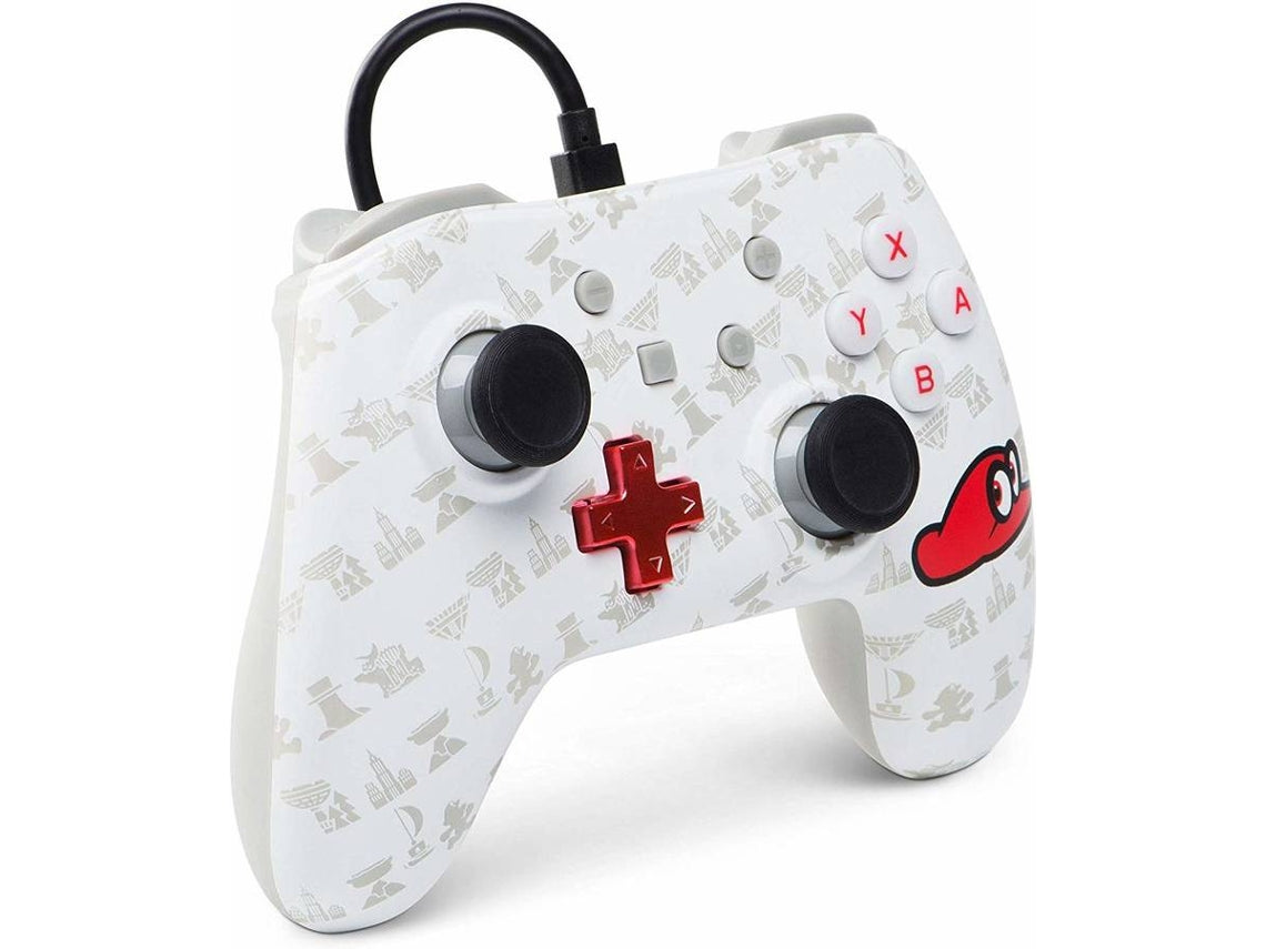 Manette Oficial PowerA filaire Super Mario Odyssey Nintendo Switch
