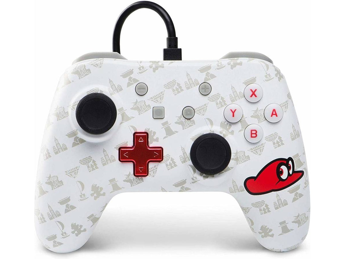 Manette Oficial PowerA filaire Super Mario Odyssey Nintendo Switch