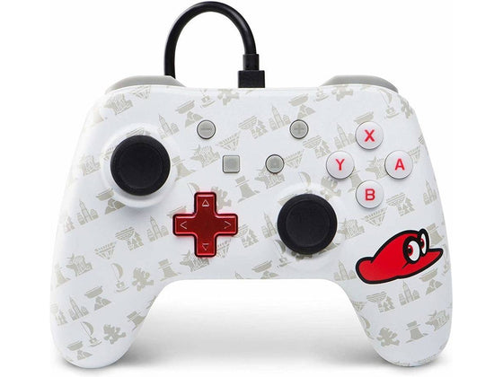 Manette Oficial PowerA filaire Super Mario Odyssey Nintendo Switch