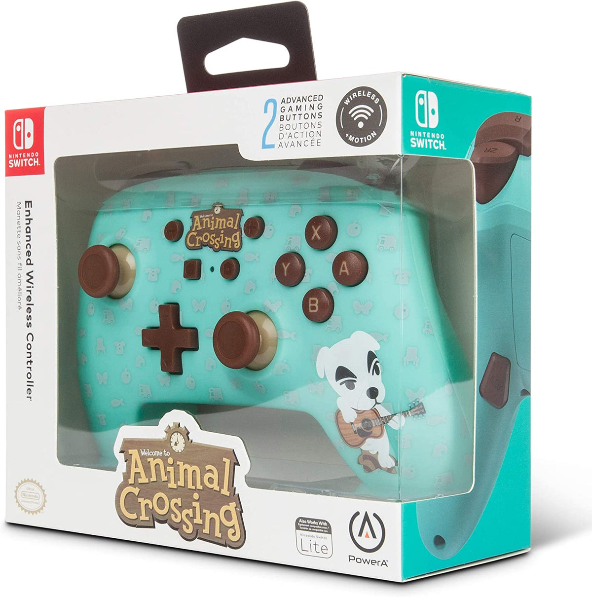 Manette PowerA sans fil Animal Crossing KK Slider Nintendo Switch