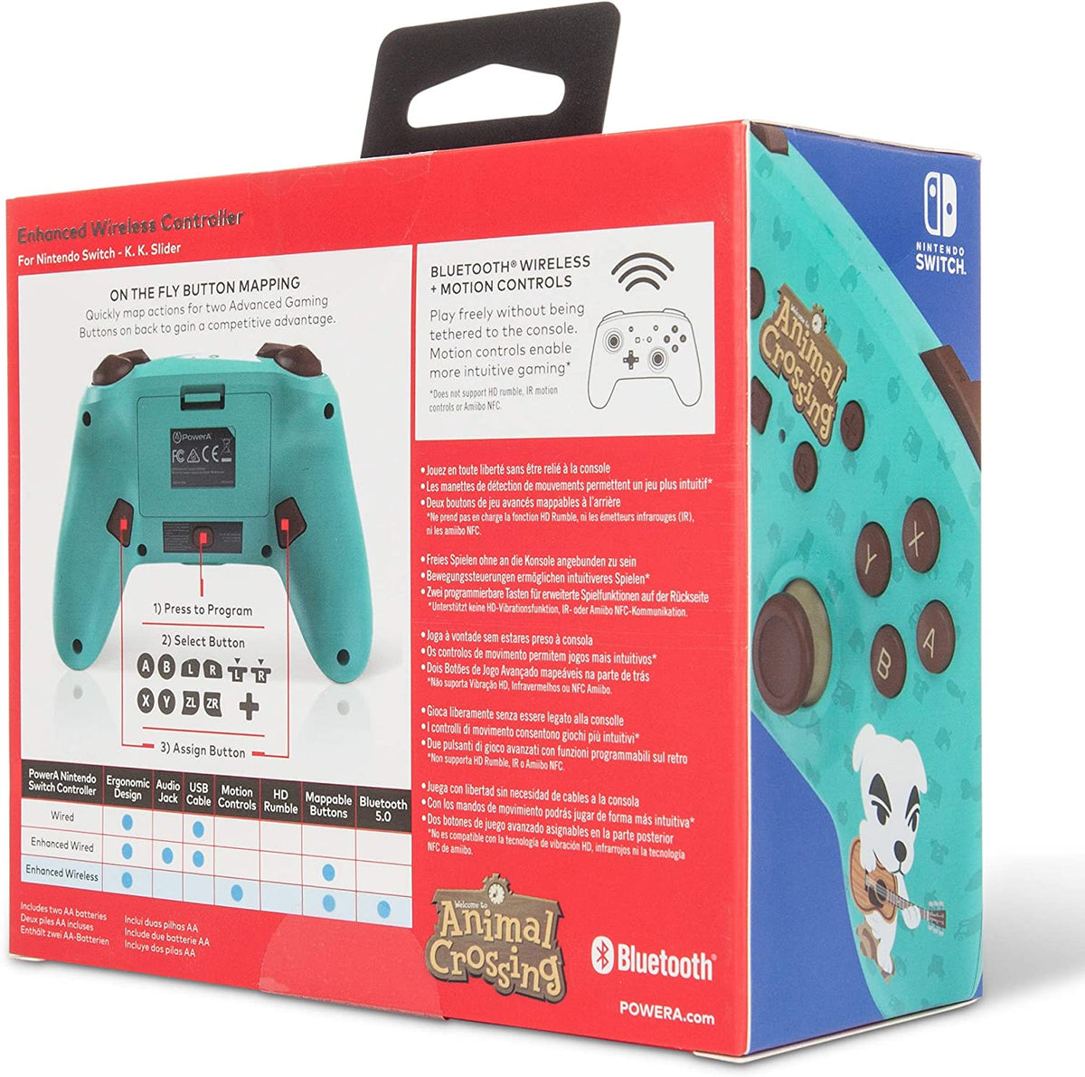 Manette PowerA sans fil Animal Crossing KK Slider Nintendo Switch