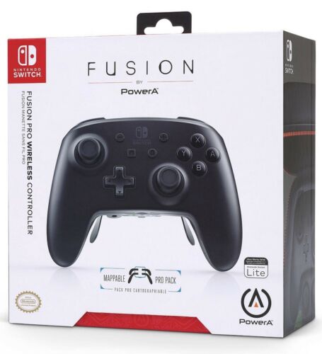 Manette PowerA sans fil Fusion Pro noir (Nintendo Switch)