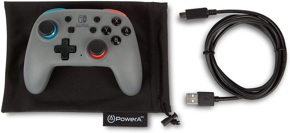 Manette PowerA sans fil Nano gris Nintendo Switch
