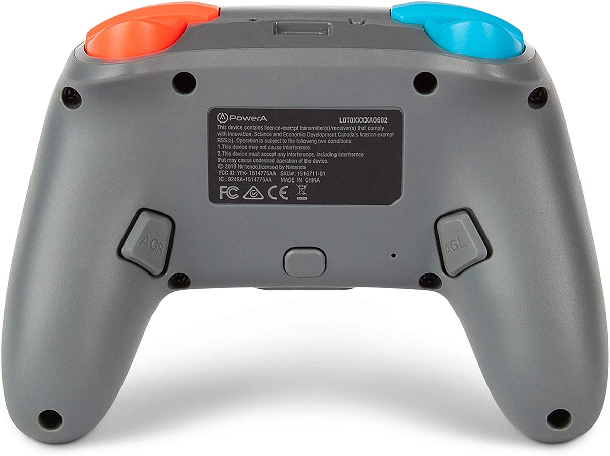 Manette PowerA sans fil Nano gris Nintendo Switch