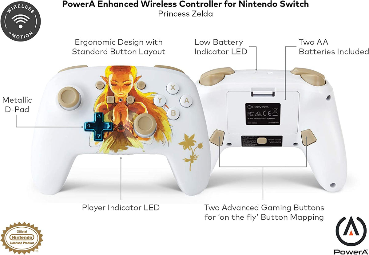 Manette PowerA sans fil Zelda: Breath of the Wild Nintendo Switch
