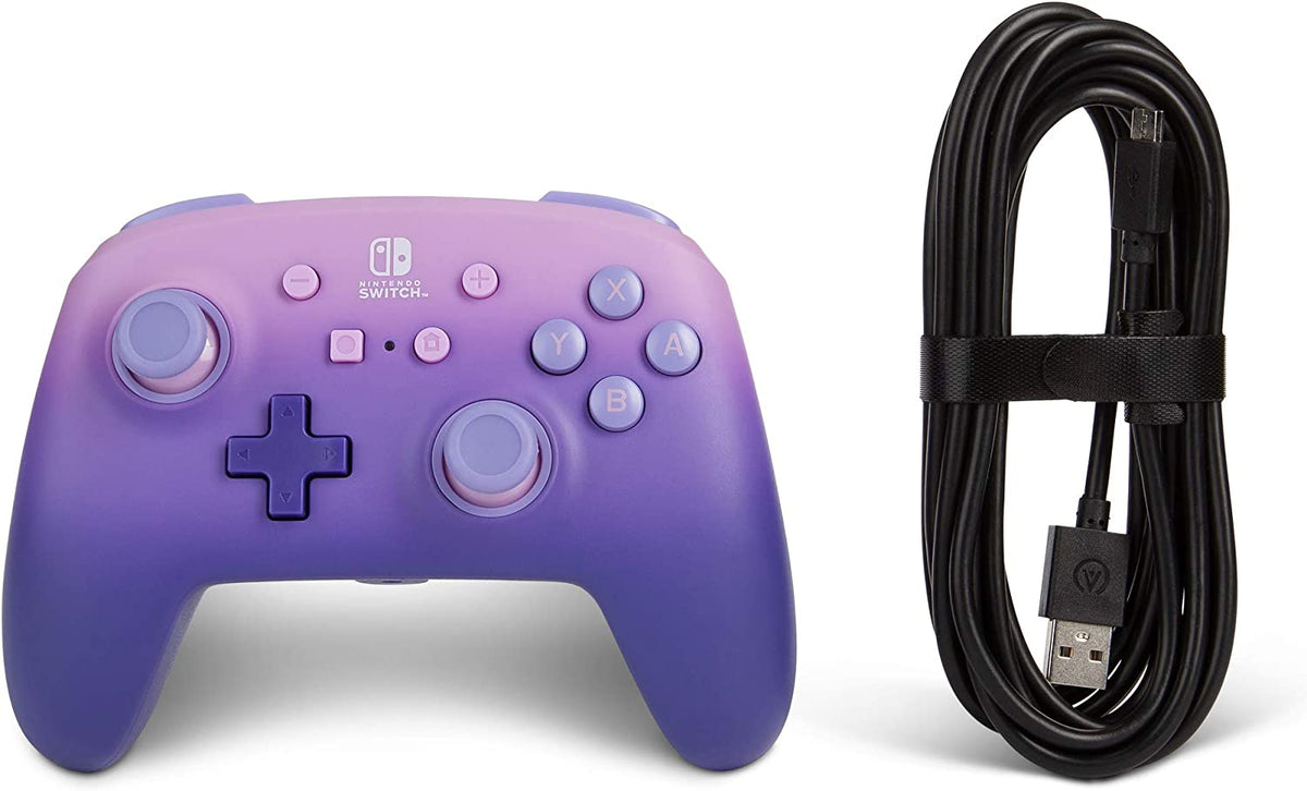Manette PowerA filaire Lilac Fantasy Nintendo Switch