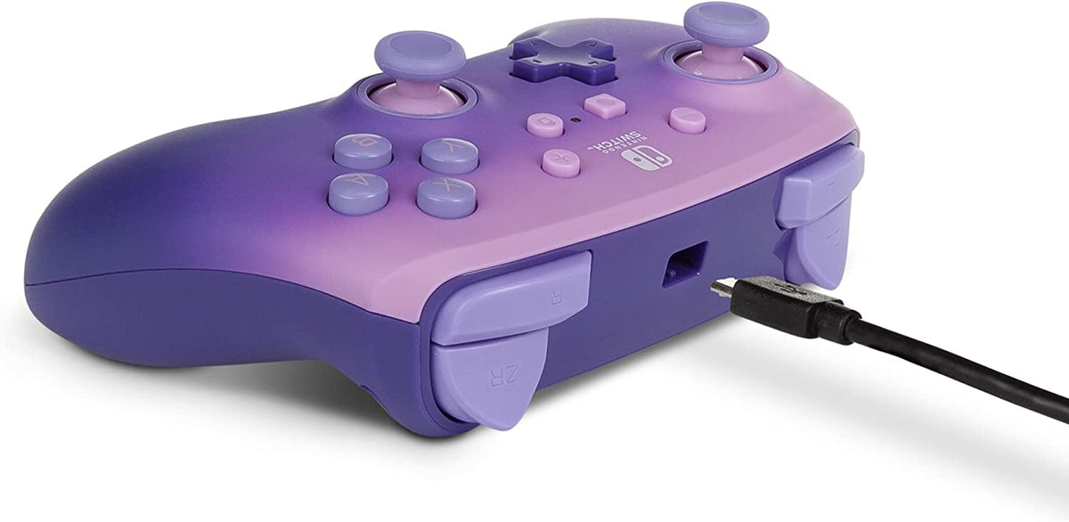 Manette PowerA filaire Lilac Fantasy Nintendo Switch