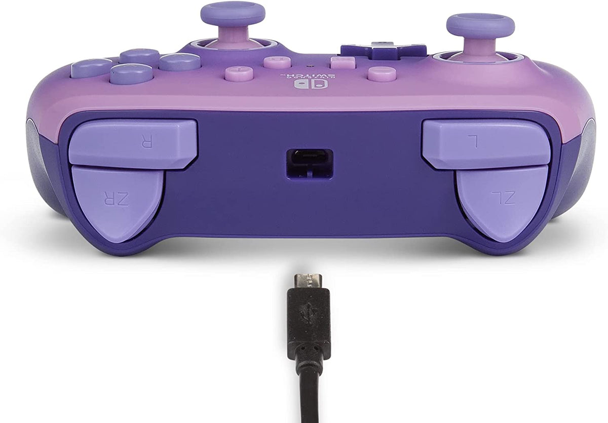 Manette PowerA filaire Lilac Fantasy Nintendo Switch