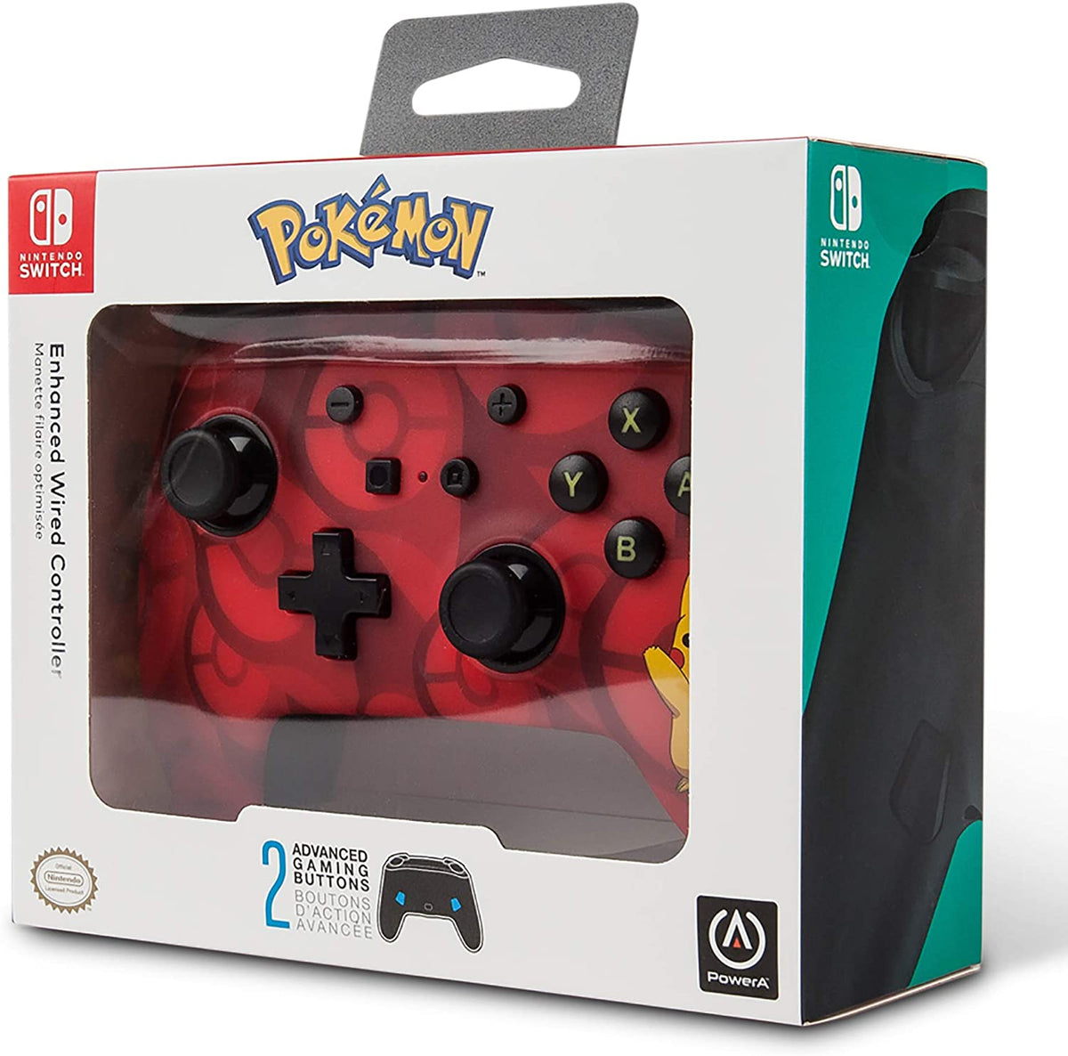 Manette PowerA filaire Pikachu Nintendo Switch