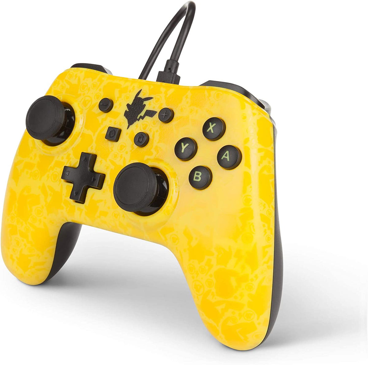 Manette PowerA filaire Pikachu Silhouette jaune Nintendo Switch