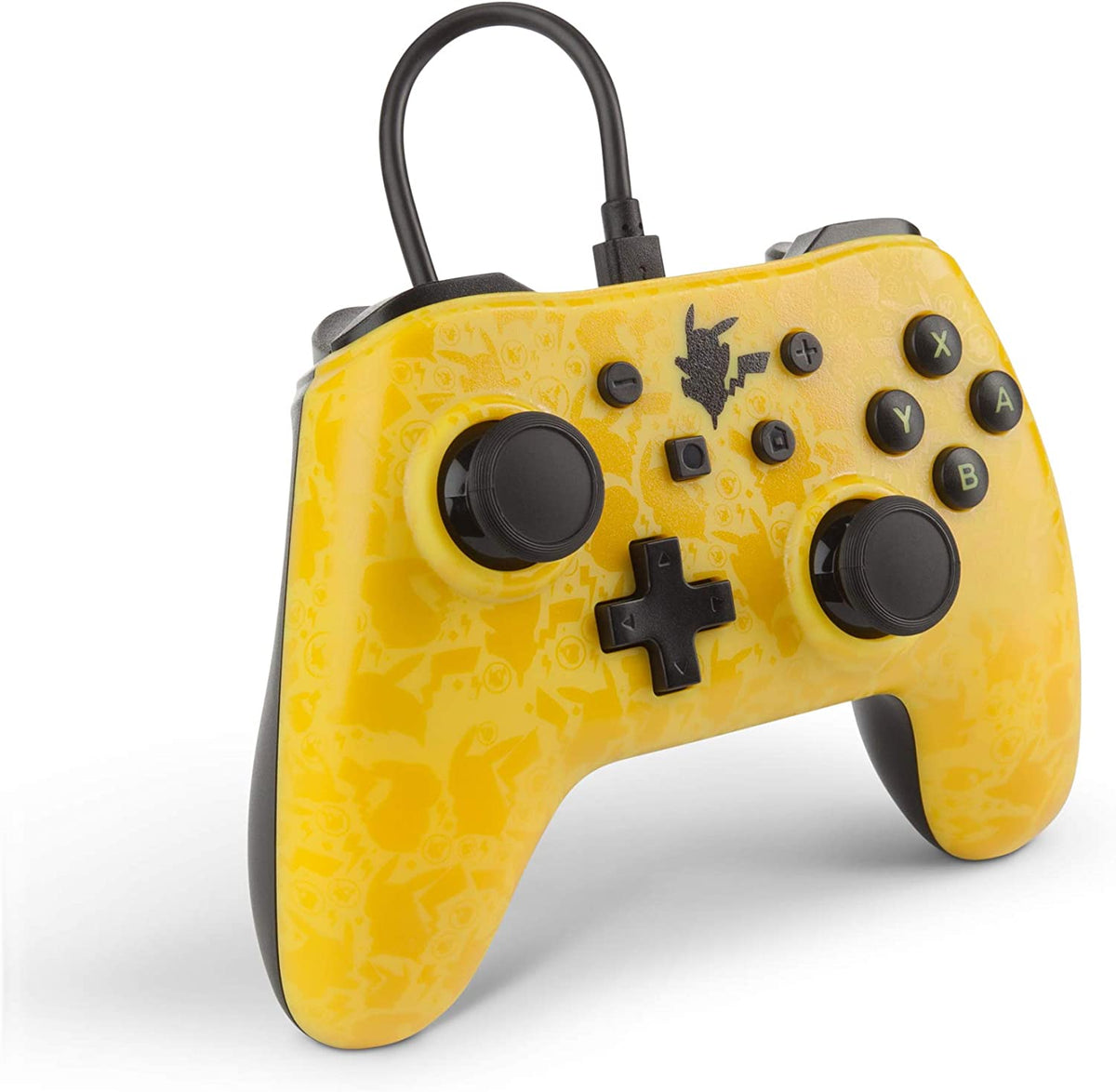 Manette PowerA filaire Pikachu Silhouette jaune Nintendo Switch
