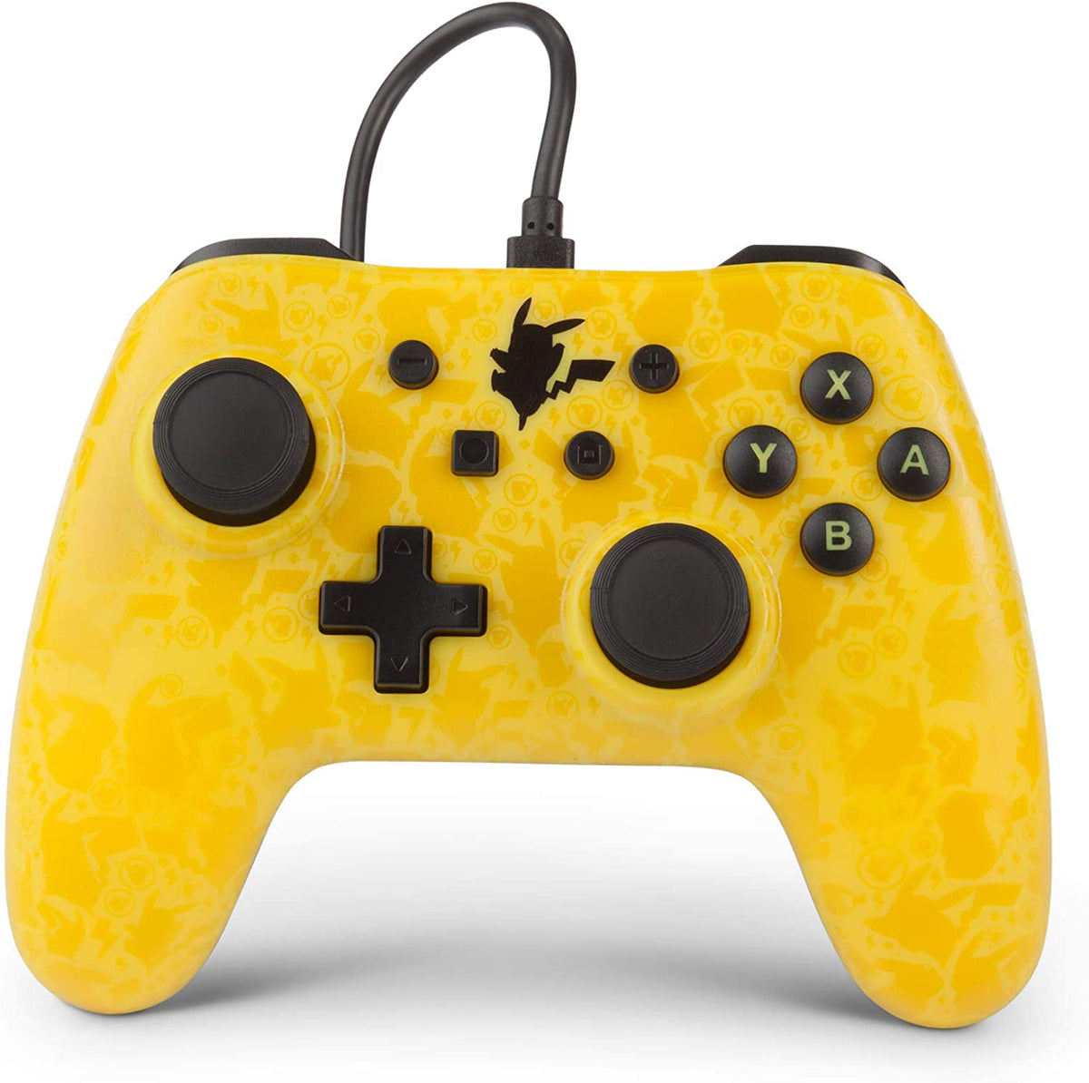 Manette PowerA filaire Pikachu Silhouette jaune Nintendo Switch