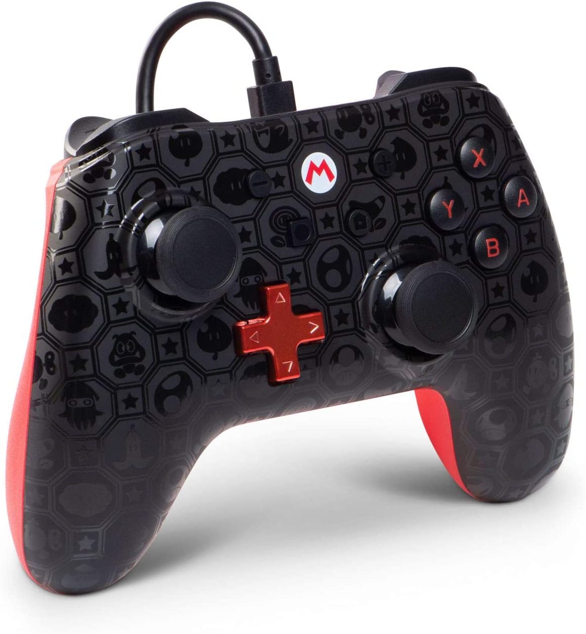 Manette PowerA filaire Super Mario Shadow noir Nintendo Switch