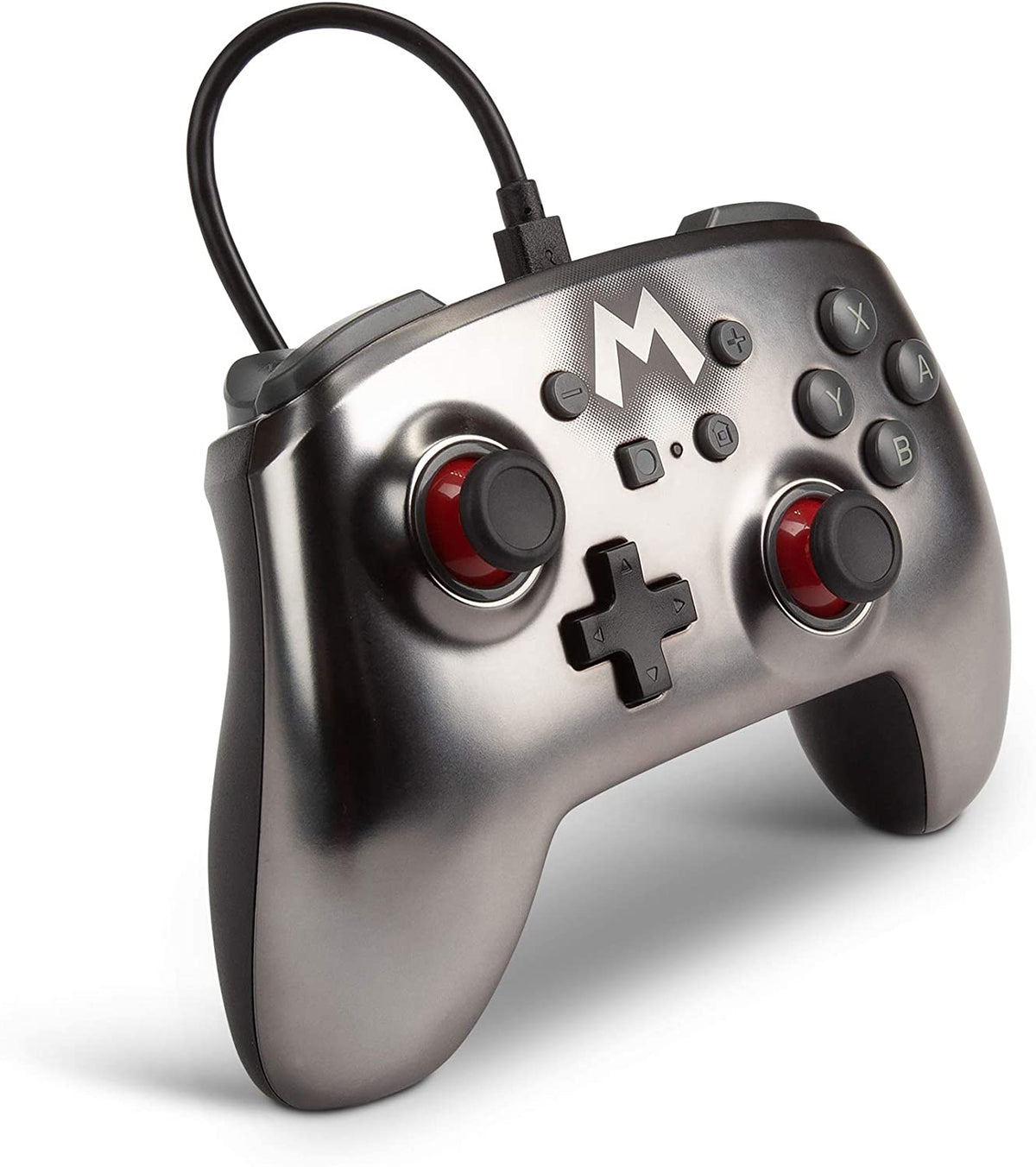 Manette PowerA filaire Super Mario argent Nintendo Switch