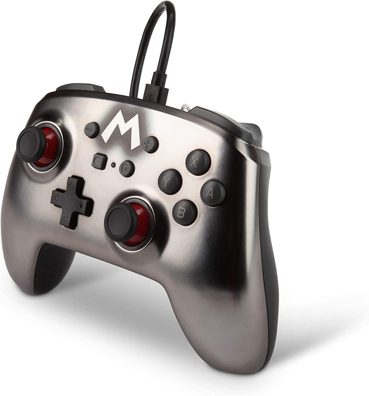 Manette PowerA filaire Super Mario argent Nintendo Switch