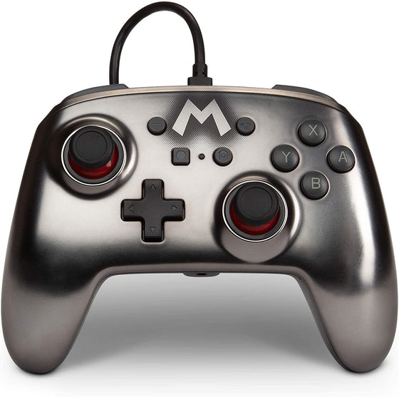 Manette PowerA filaire Super Mario argent Nintendo Switch