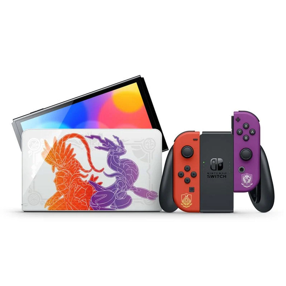 Console Nintendo Switch OLED Édition limitée Pokémon Violet & Scarlet (64 Go)