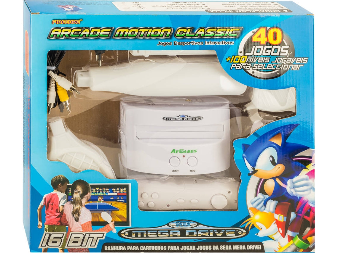 Console SEGA Mega Drive Arcade Motion Classic 40 Jogos