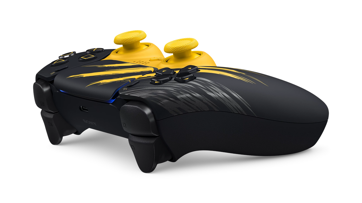 Manette PlayStation 5 Sony DualSense PS5 Marvel's Wolverine Battle jaune Limited Edition