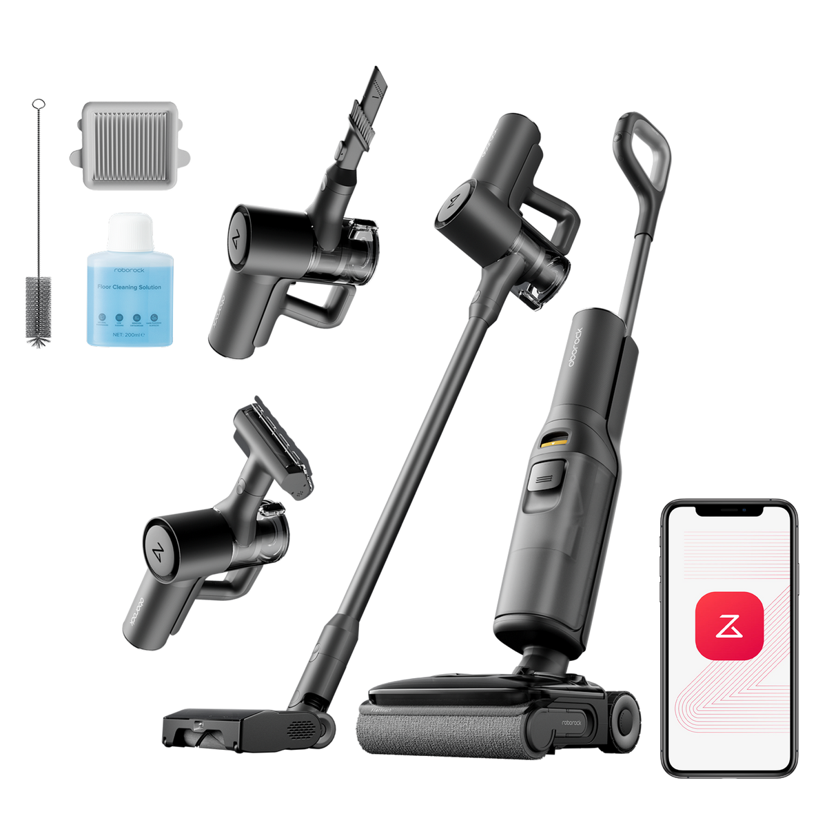 Roborock F25 ACE Combo 5-en-1 aspirateur laveur sans fil sec et humide