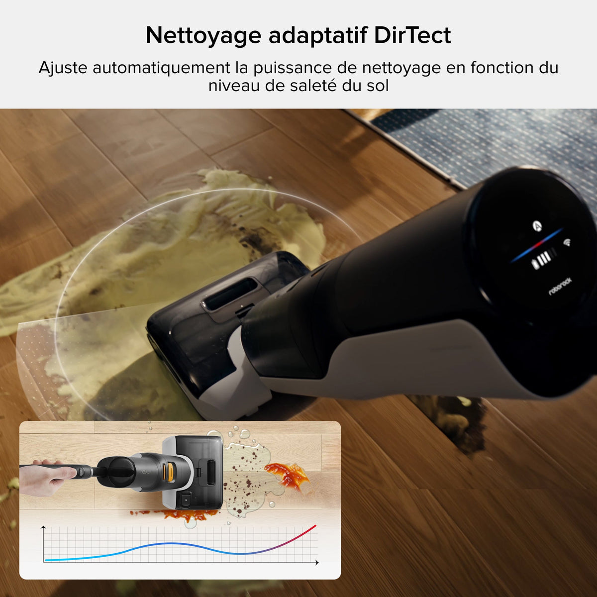 Roborock F25 BX aspirateur laveur sans fil sec et humide