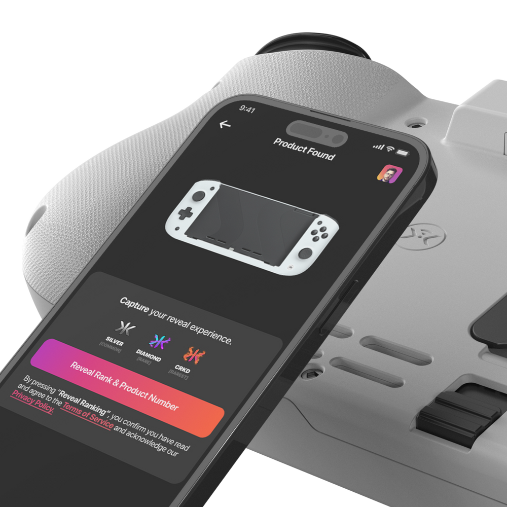 Manette CRKD Nitro Deck blanc pour Nintendo Switch