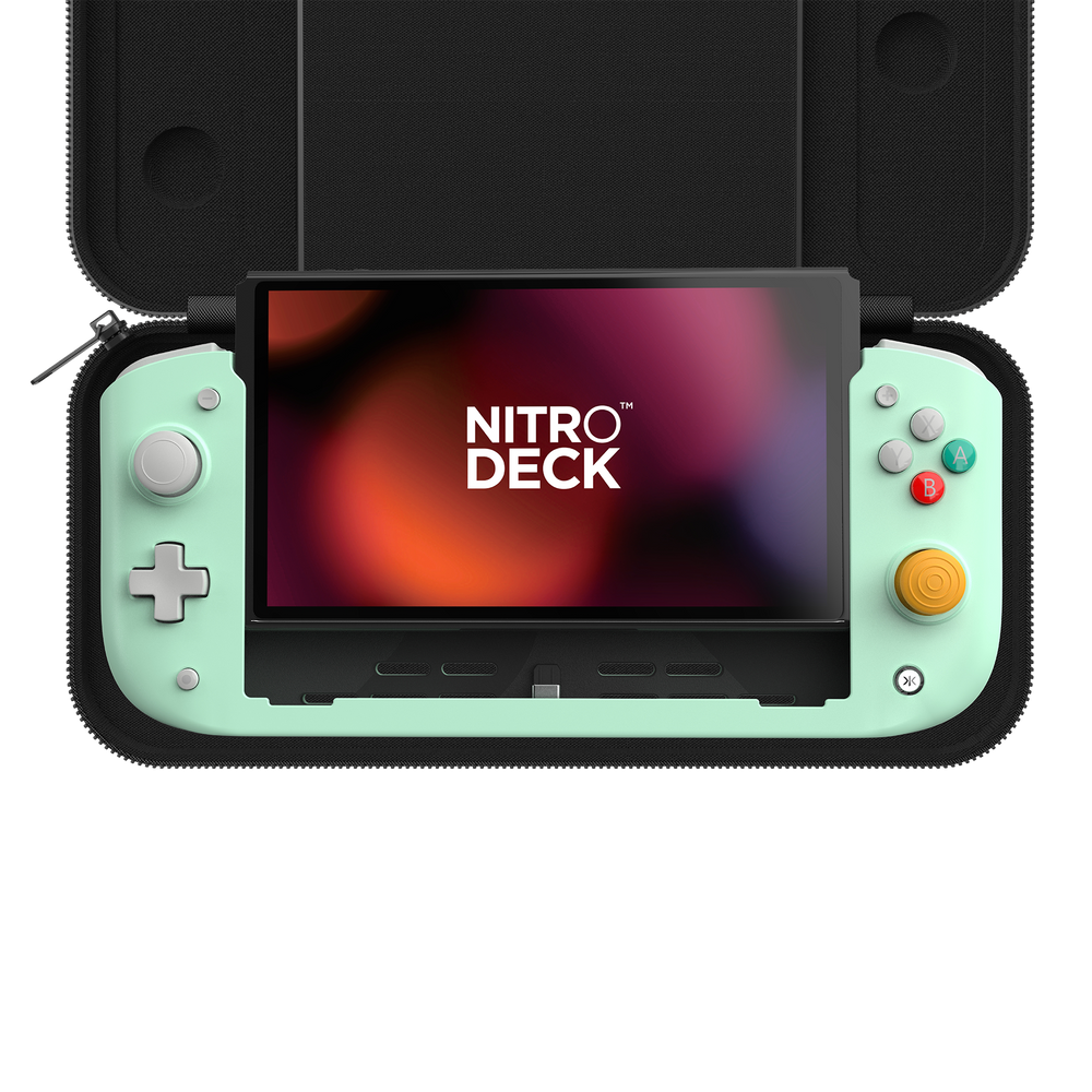 Manette CRKD Nitro Deck Retro Menta Limited Edition pour Nintendo Switch