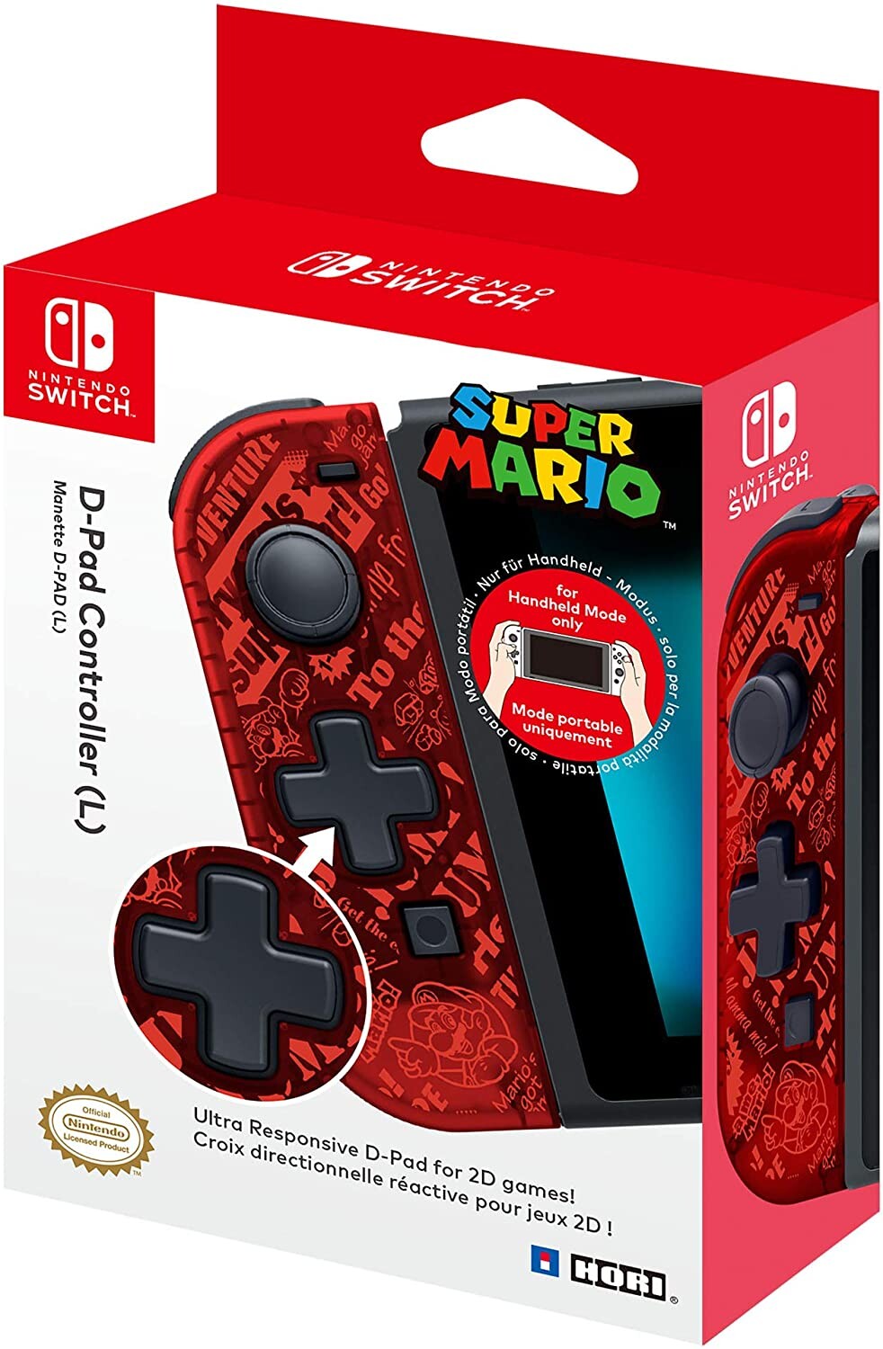 Hori D-Pad Joy-Con Esquerdo Mario Nintendo Switch