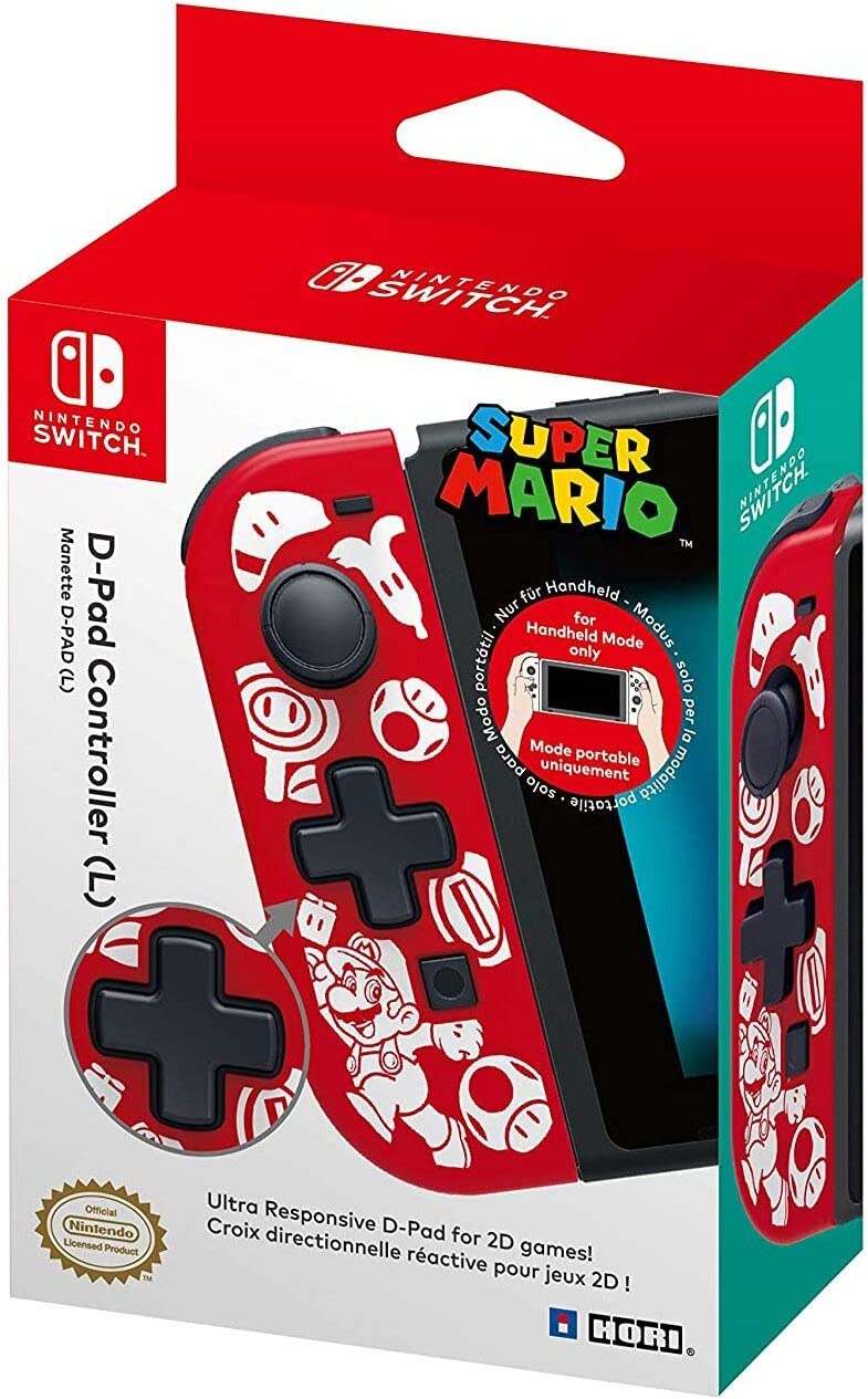 Hori D-Pad Joy-Con Esquerdo Super Mario Nintendo Switch