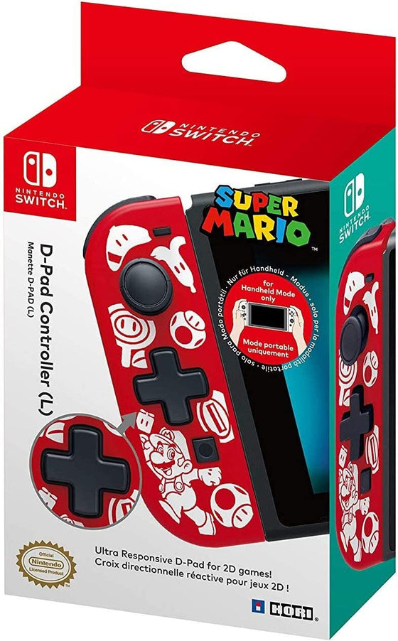 Hori D-Pad Joy-Con Esquerdo Super Mario Nintendo Switch