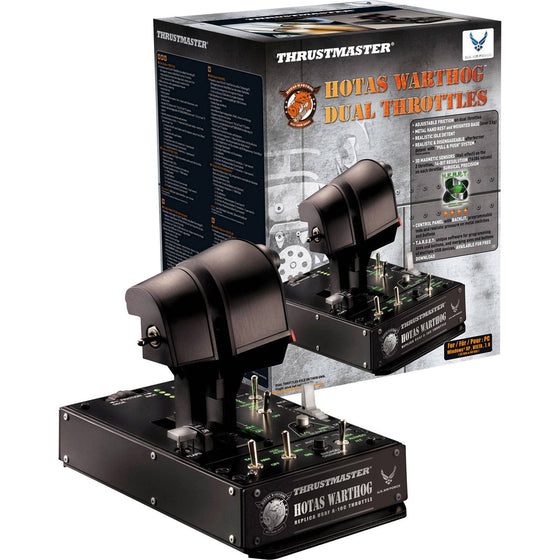 Joystick Thrustmaster Hotas Warthog Dual Throttle manette USB PC