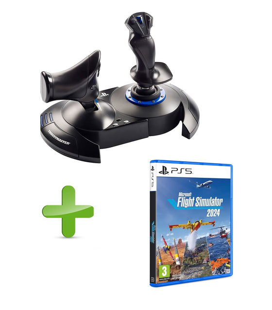 Joystick Thrustmaster T.Flight Hotas 4 + Microsoft Flight Simulator 2024 PS5