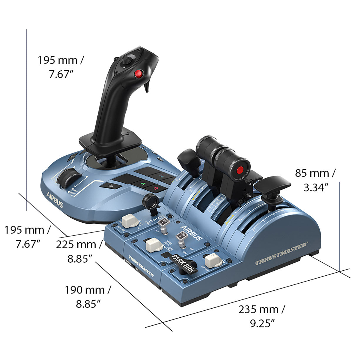 Joystick + quadrant Thrustmaster TCA Captain Pack X Airbus Edition PC/Xbox