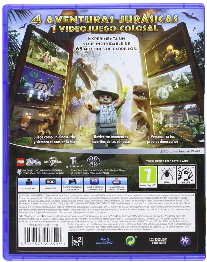 LEGO Jurassic World PS4