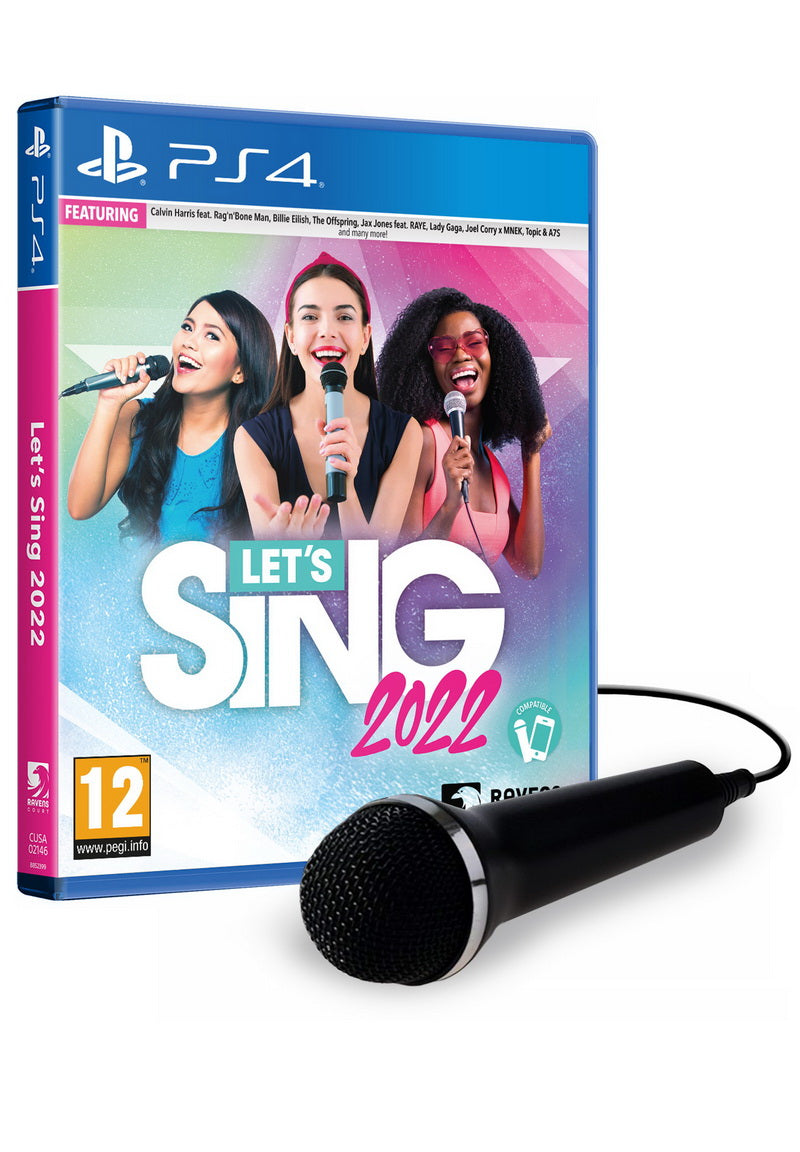 Let's Sing 2022 + 1 Micro PS4