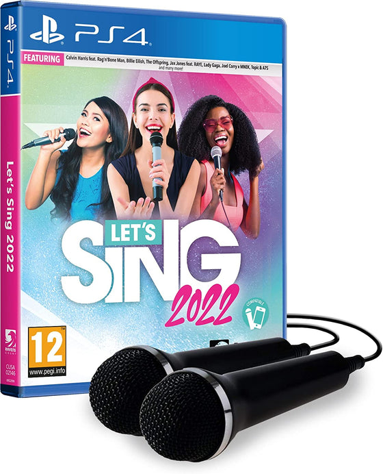Let's Sing 2022 + 2 Microfones PS4