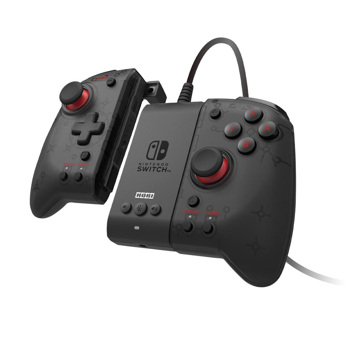 Manette Hori Split Pad Pro Attachment Set noir Nintendo Switch