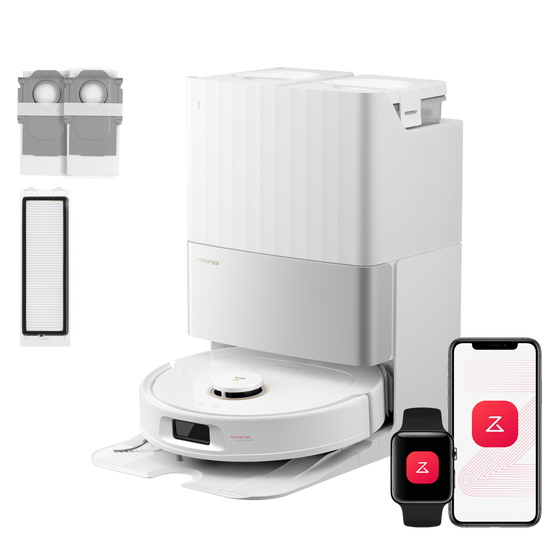 Roborock QV 35S Set robot aspirateur laveur avec station d’accueil multifonctionnelle