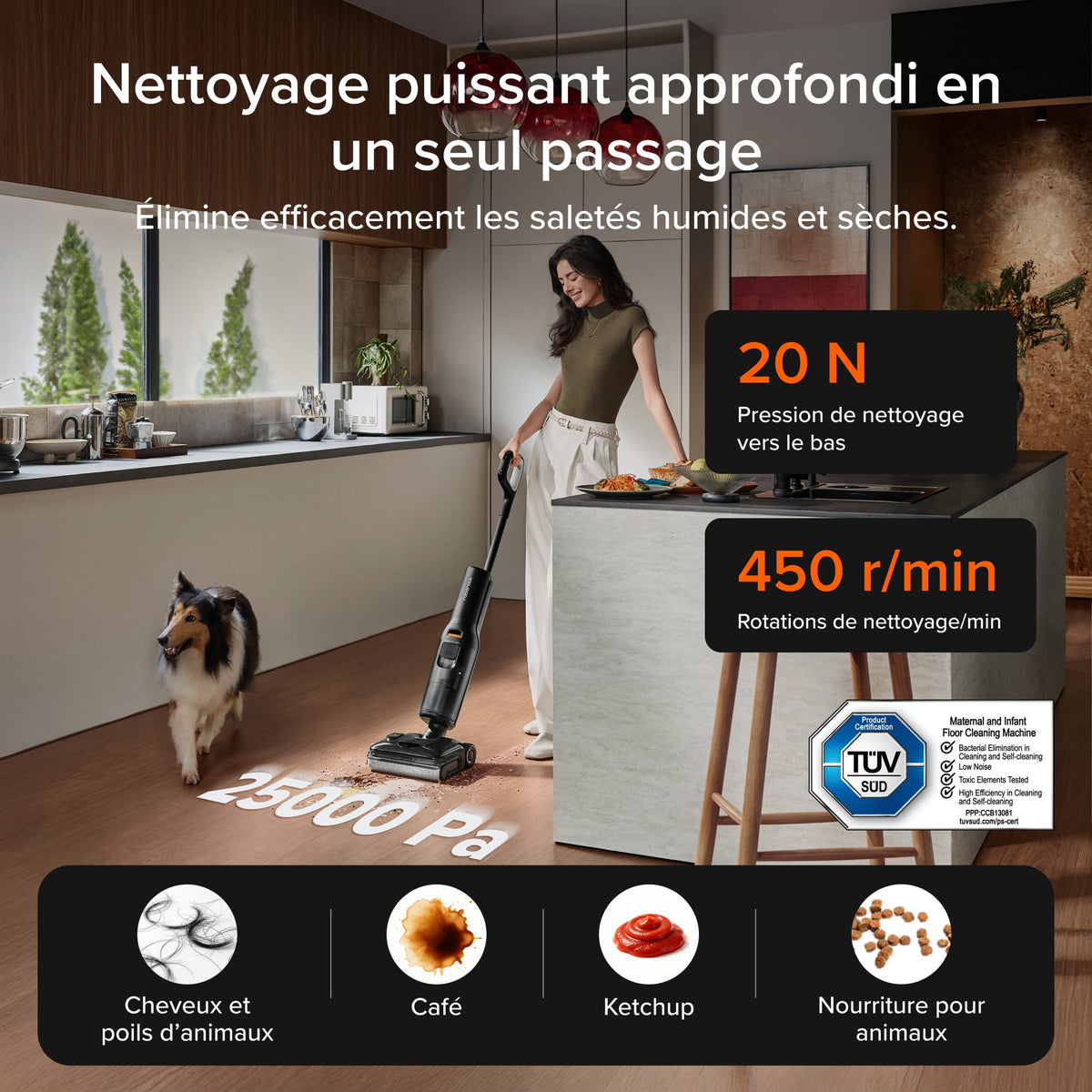 Roborock F25 Lite Combo Votre premier kit 4-en-1 complet