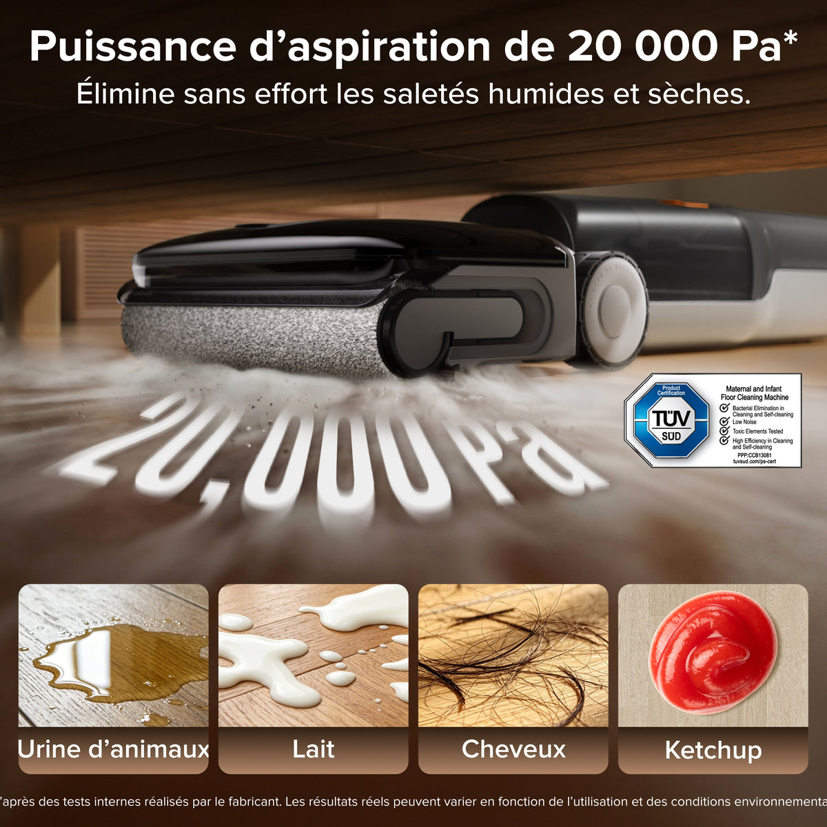 Roborock F25 BX Gen 2 aspirateur laveur sans fil sec et humide