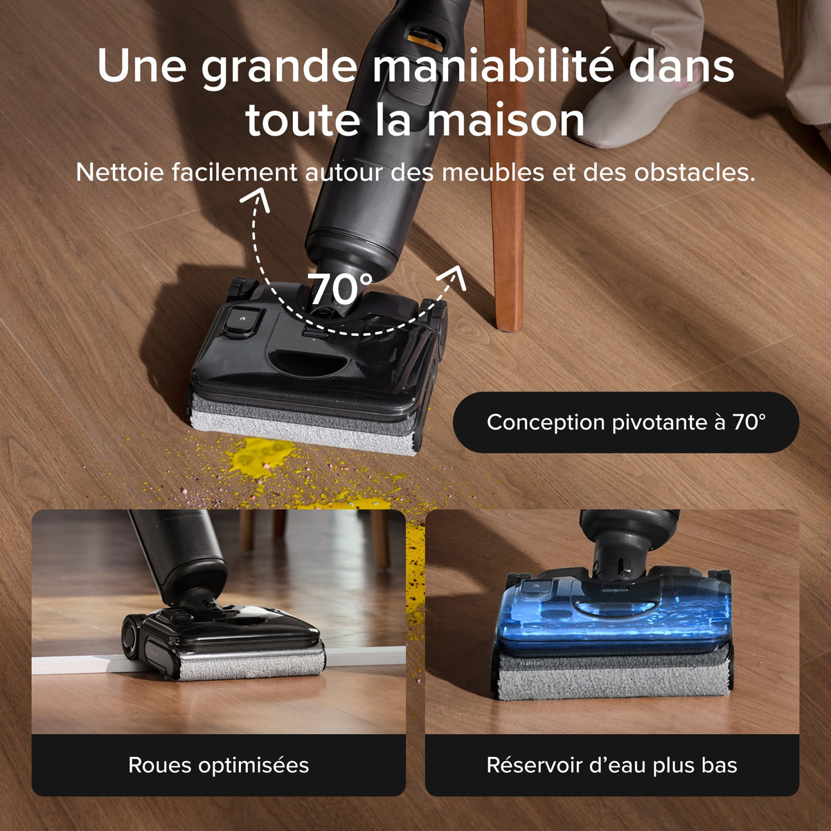 Roborock F25 Lite Combo Votre premier kit 4-en-1 complet