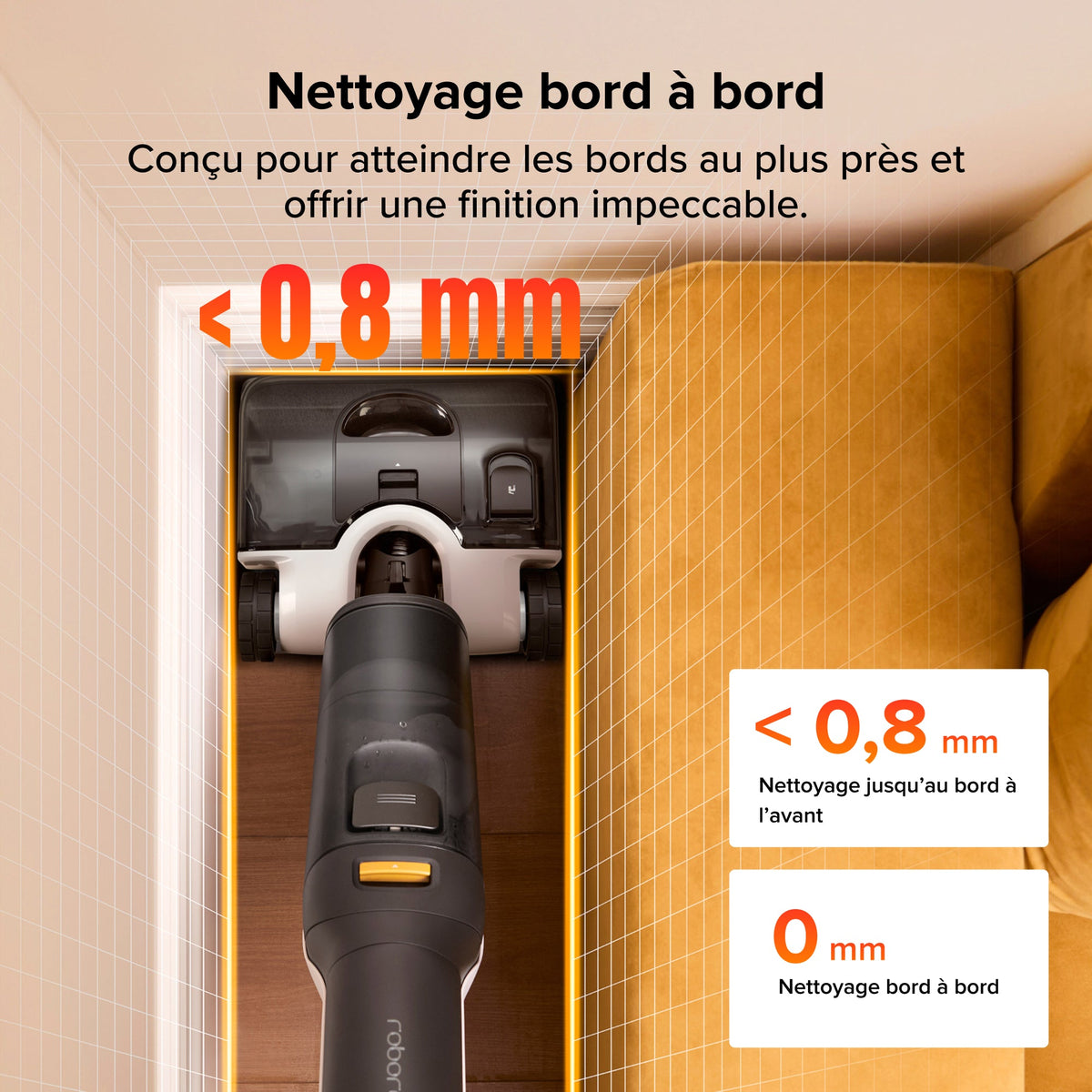 Roborock F25 LT Gen 2 aspirateur laveur sans fil sec et humide